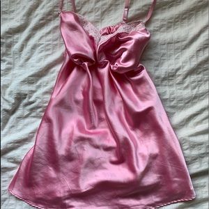 pink y2k slip dress